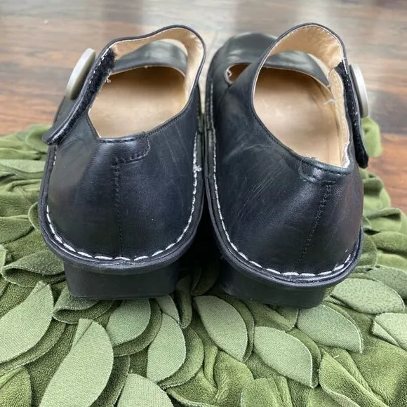 Alegria Mary Jane Shoes Black Size 37