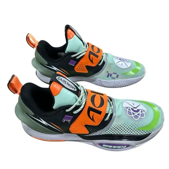 All City 10 V2 Men's Size 12 US Shoes Green Black Orange Boom ABA 059-14