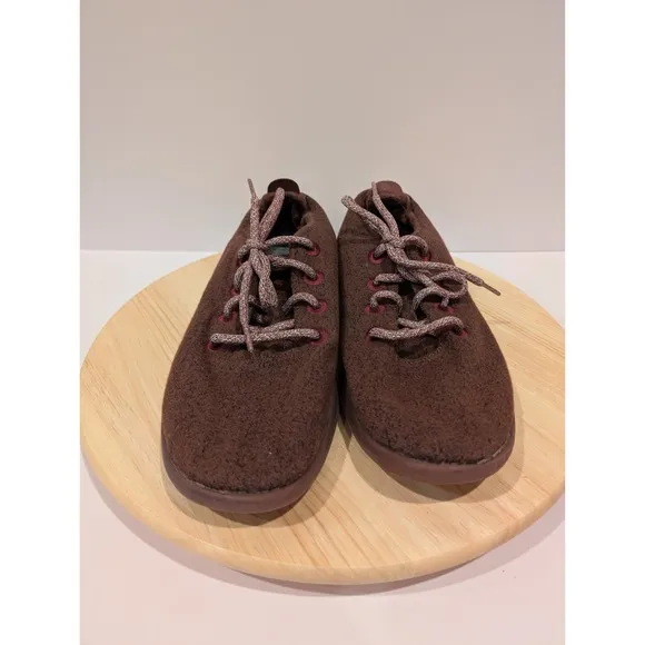 AllBirds Burgundy Red Merino Wool Runners Lace Up Athletic Sneakers Mens Size 11