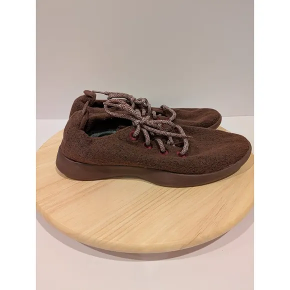 AllBirds Burgundy Red Merino Wool Runners Lace Up Athletic Sneakers Mens Size 11