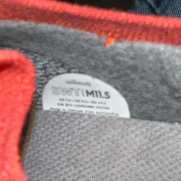 Allbirds Mens Trail  Running Shoes Diablo Red Orange Size 11.5 US Excellent