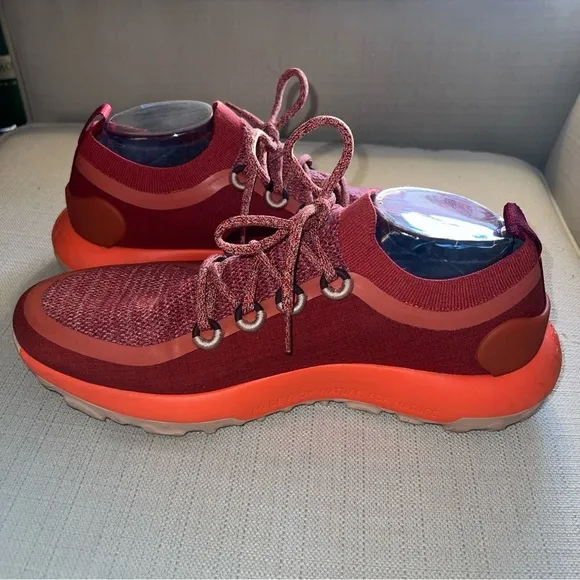 Allbirds Mens Trail  Running Shoes Diablo Red Orange Size 11.5 US Excellent