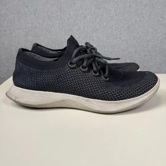 Allbirds Mens Size 47 US 14 Lace Up Sneakers Black Comfort Shoes TD M14