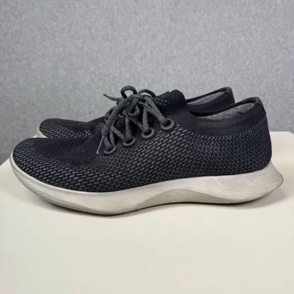Allbirds Mens Size 47 US 14 Lace Up Sneakers Black Comfort Shoes TD M14