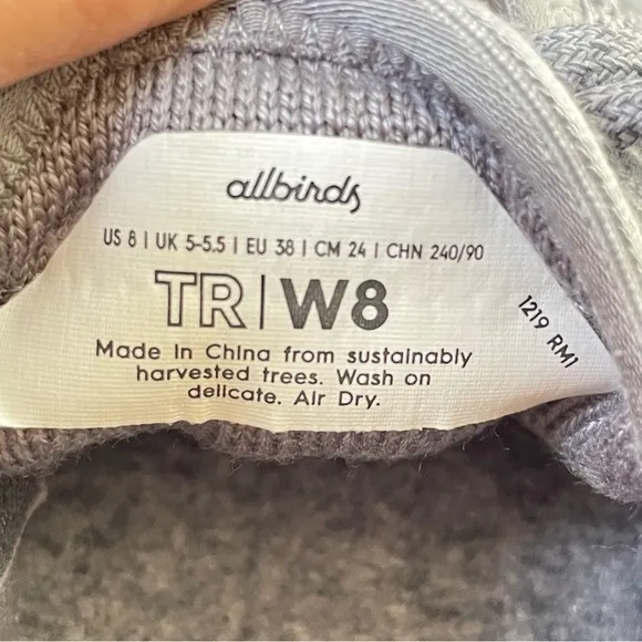 Allbirds TR Tree Runners Comfort Running Shoes