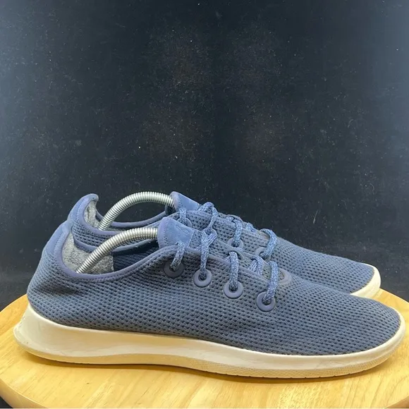 Allbirds Tree Runners TR Navy Blue Comfort Lace-Up Sneaker Shoes Men's US 12