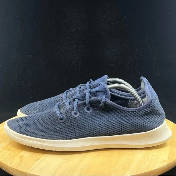 Allbirds Tree Runners TR Navy Blue Comfort Lace-Up Sneaker Shoes Men's US 12