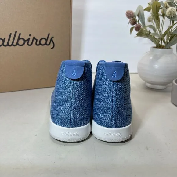 Allbirds Tree Topper Blue Mesh Casual High Top Sneakers Shoes Men's US 8 NWB