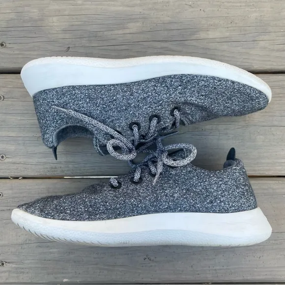Allbirds Wool Runners Natural Grey Shoes size 10