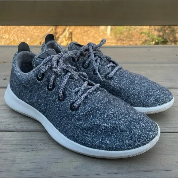 Allbirds Wool Runners Natural Grey Shoes size 10