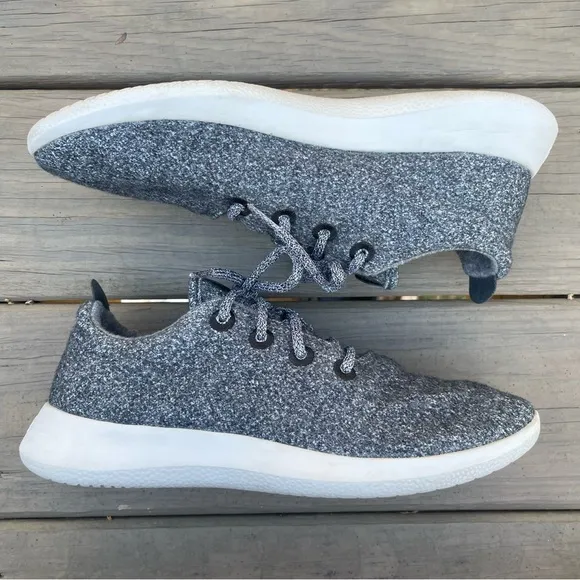 Allbirds Wool Runners Natural Grey Shoes size 10