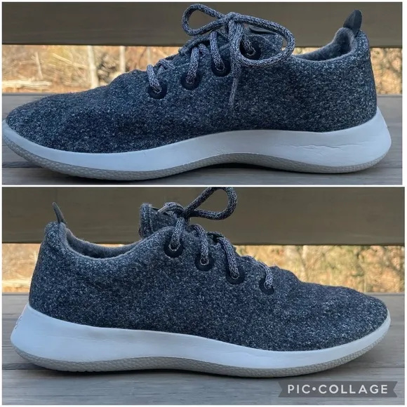 Allbirds Wool Runners Natural Grey Shoes size 10
