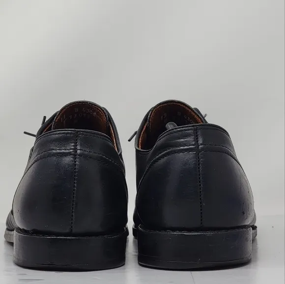 ALLEN EDMONDS La Salle Men's Shoes Leather Black Calf Oxford 4308 Size 13D Used