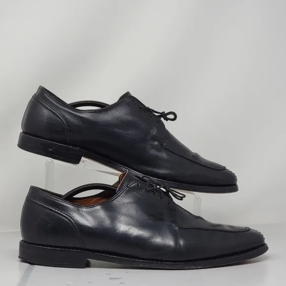 ALLEN EDMONDS La Salle Men's Shoes Leather Black Calf Oxford 4308 Size 13D Used