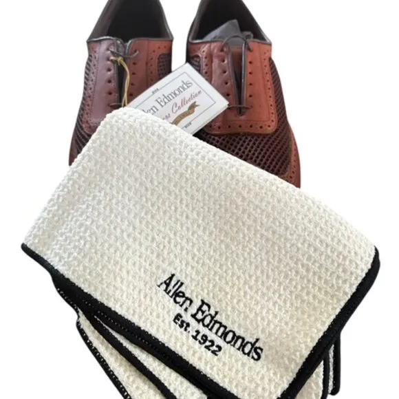Allen Edmonds Men's Double Eagle Golf Shoe Bown/Mesh Size 11 D
