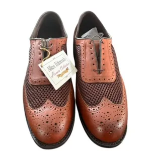 Allen Edmonds Men's Double Eagle Golf Shoe Bown/Mesh Size 11 D