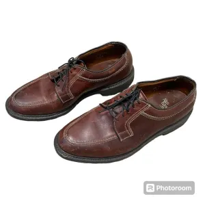 Allen Edmonds Wilbert Shoes Mens Size 91/2 E Wide Comfort Brown Leather Dress