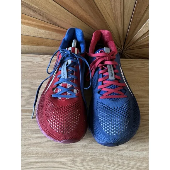 Altra Escalante Racer USA Shoes Men Blue Red Running Mesh Sneakers Sz 10