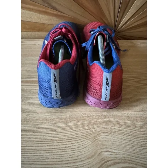 Altra Escalante Racer USA Shoes Men Blue Red Running Mesh Sneakers Sz 10