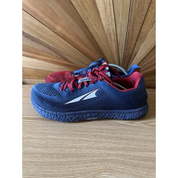 Altra Escalante Racer USA Shoes Men Blue Red Running Mesh Sneakers Sz 10