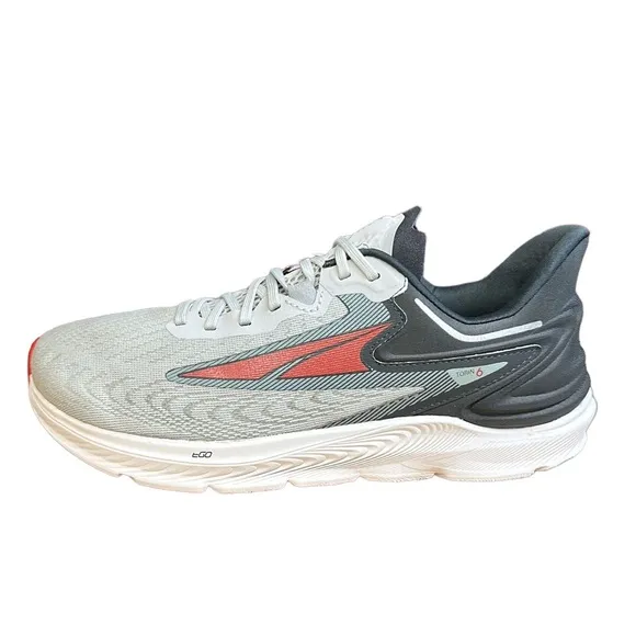 Altra Torin 6 Gray Red Running Walking Comfort Road Gym Sneaker Shoe Size US 9