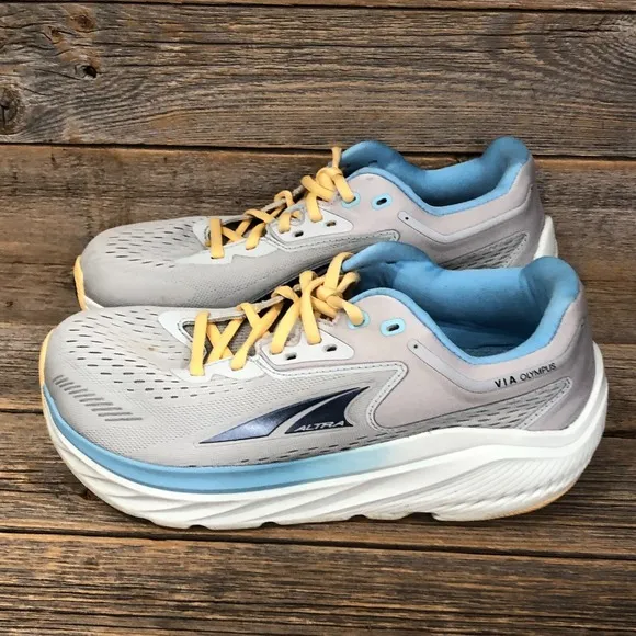 Altra Via Olympus Running Shoes Womens 9 W Light Gray Walking AL0A82CR224