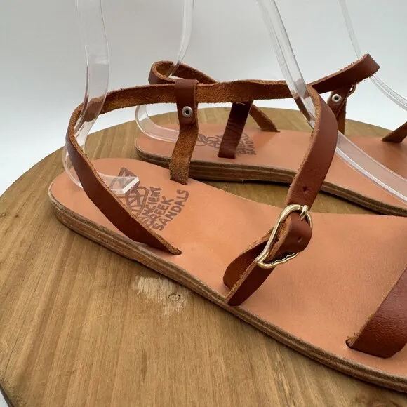 Ancient Greek Sandals Niove Sandals  Chestnut minimalist style trend spring summ