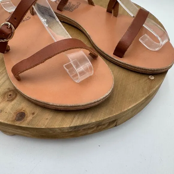 Ancient Greek Sandals Niove Sandals  Chestnut minimalist style trend spring summ