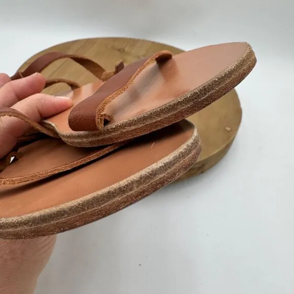 Ancient Greek Sandals Niove Sandals  Chestnut minimalist style trend spring summ