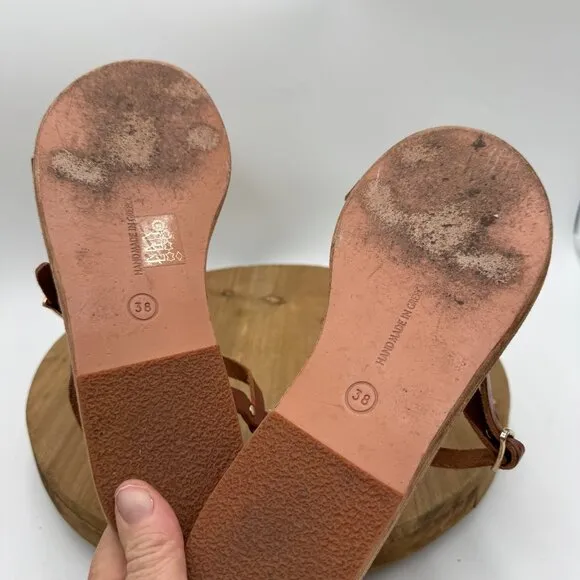 Ancient Greek Sandals Niove Sandals  Chestnut minimalist style trend spring summ