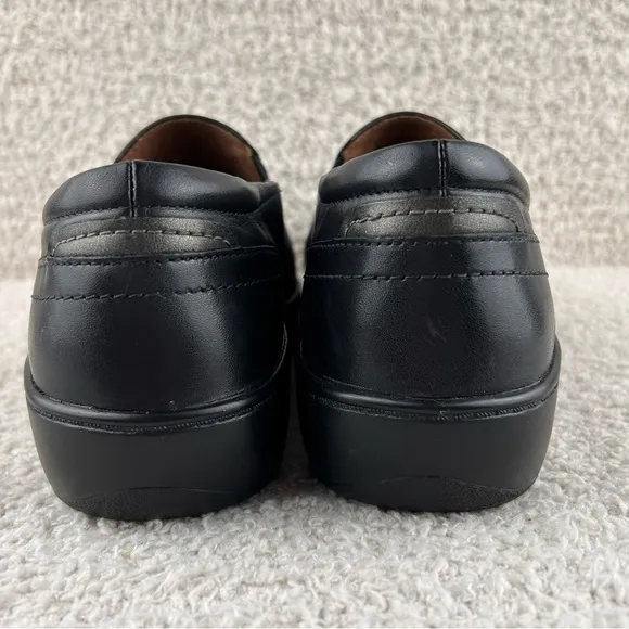 Aravon Shoes Womens 10 Black Danielle AR Casual Comfort Slip On Career Loafer