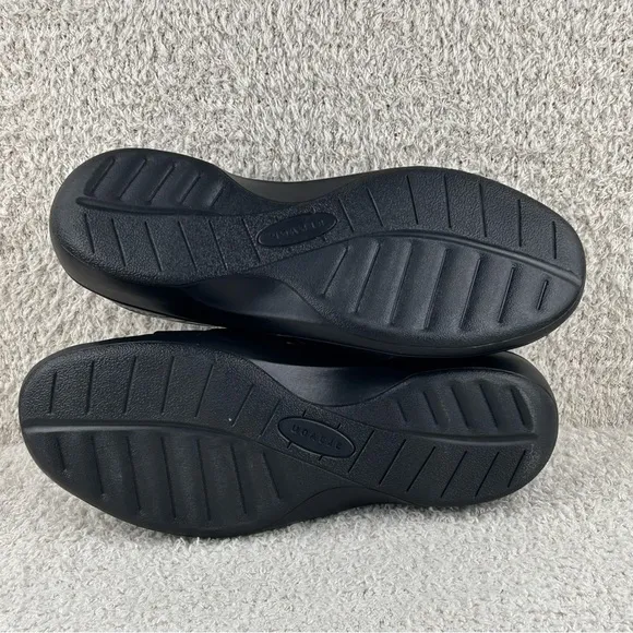 Aravon Shoes Womens 10 Black Danielle AR Casual Comfort Slip On Career Loafer