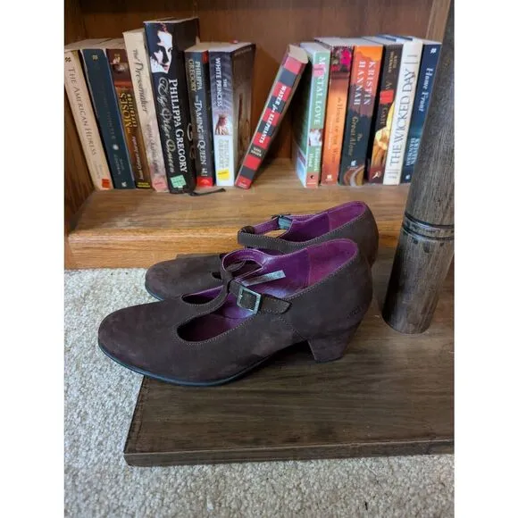 Arche Women's Size 39 US 9 Brown Leather Latex Wedge Comfort Heeled Shoes