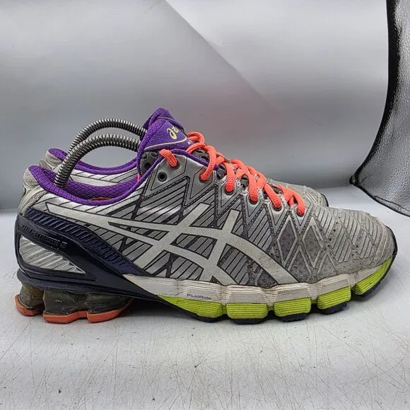 Asics Gel Kinsei 5 Womens Size 9.5 Silver Athletic Shoes Running Walking T3E9J