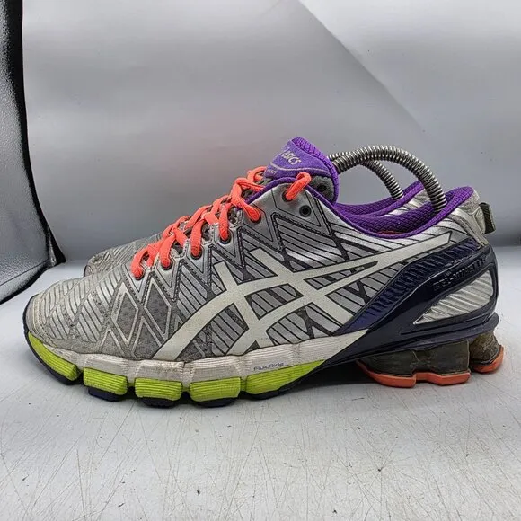 Asics Gel Kinsei 5 Womens Size 9.5 Silver Athletic Shoes Running Walking T3E9J