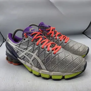Asics Gel Kinsei 5 Womens Size 9.5 Silver Athletic Shoes Running Walking T3E9J