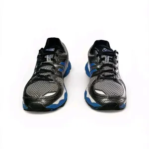 ASICS Gel Nimbus 14 Running Shoes Men’s Size 9 Sneakers Tennis Blue Black Silver