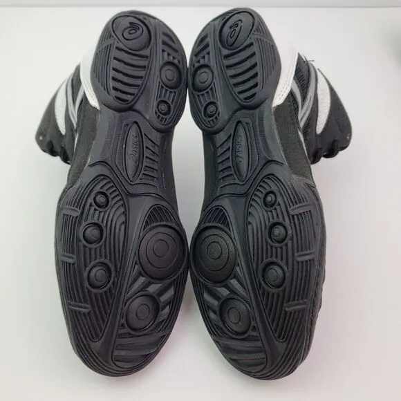 Asics Matflex 6 Youth Size 3Y Black White Athletic Sneaker Shoes 1084A007