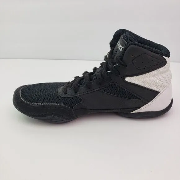 Asics Matflex 6 Youth Size 3Y Black White Athletic Sneaker Shoes 1084A007