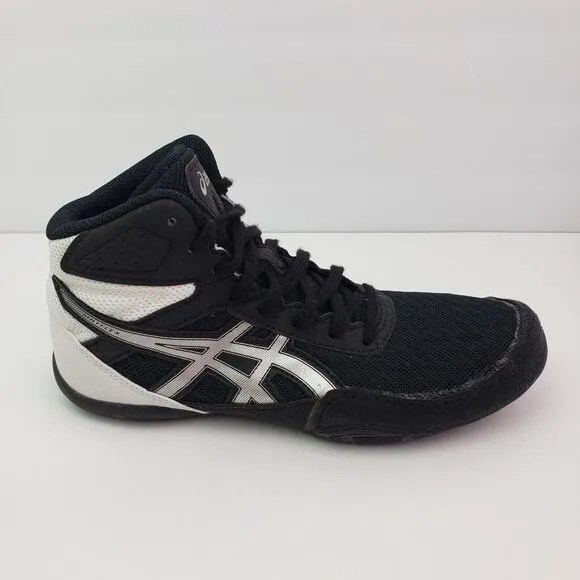Asics Matflex 6 Youth Size 3Y Black White Athletic Sneaker Shoes 1084A007