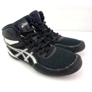 Asics Matflex 6 Youth Size 3Y Black White Athletic Sneaker Shoes 1084A007