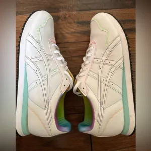 ASICS TIGER RUNNER Sportstyle Shoes Womens Size 11 Style 1203A167 Rainbow Colors