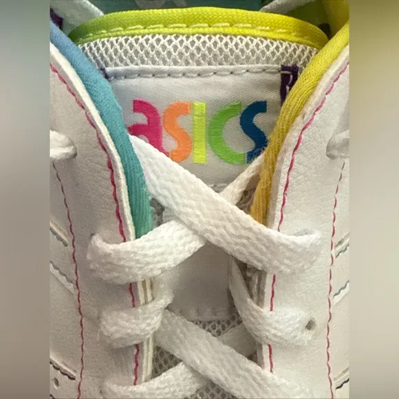 ASICS TIGER RUNNER Sportstyle Shoes Womens Size 11 Style 1203A167 Rainbow Colors
