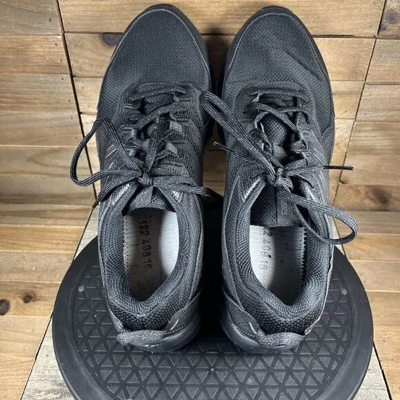 ASICS Gel Venture 9 Mens Sz 10.5 Black Mesh Lace Up Trail Shoes NO INSOLES