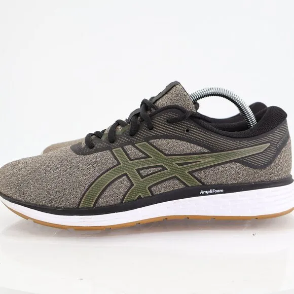 Asics Patriot 11 Mens 9.5 Olive Canvas Mesh Low Top Running Shoes
