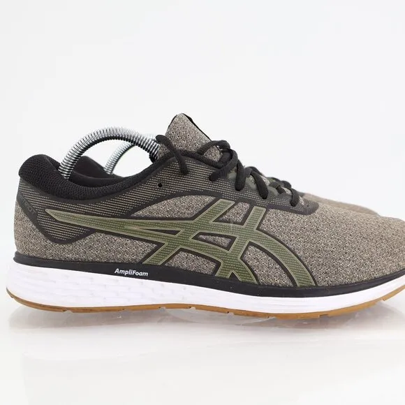 Asics Patriot 11 Mens 9.5 Olive Canvas Mesh Low Top Running Shoes