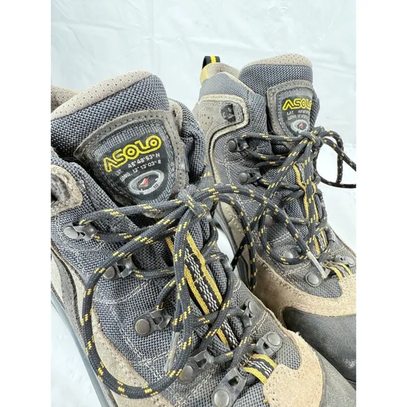 Asolo Women’s FSN 70 GTX Hiking Boots 7.5 Waterproof Outdoors Black Gray