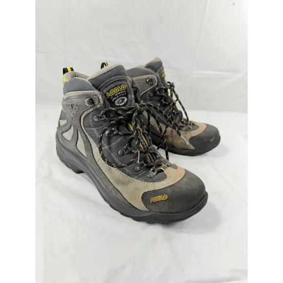 Asolo Women’s FSN 70 GTX Hiking Boots 7.5 Waterproof Outdoors Black Gray