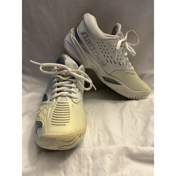 Babolat Women's SFX All Court White Tennis Racquet Sport Sneakers Shoes   6