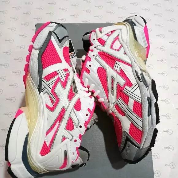 Balenciaga Athletic Shoes - Pink, White, and Gray